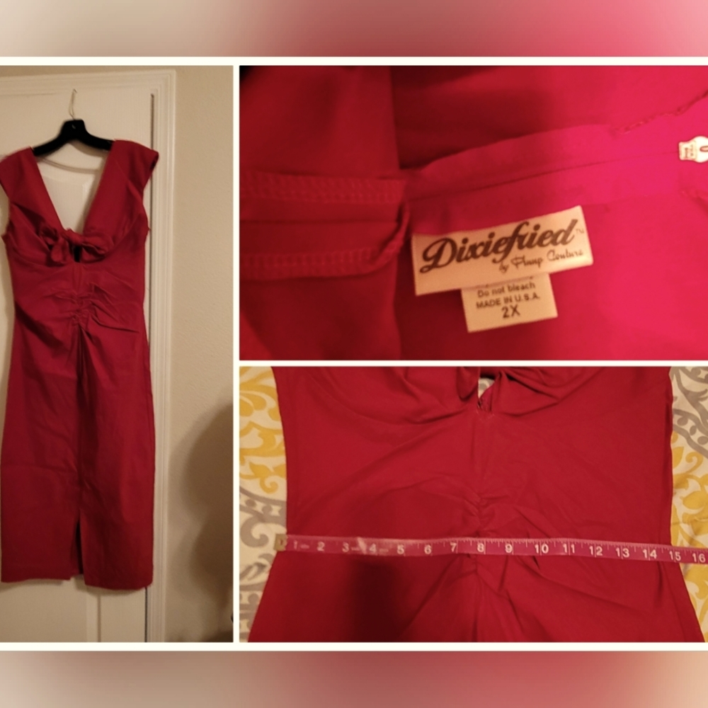 Dixie Fried Niagra Dress in Red